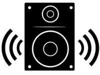 saida audio para ligação a mesa mistura e sistema de som externo